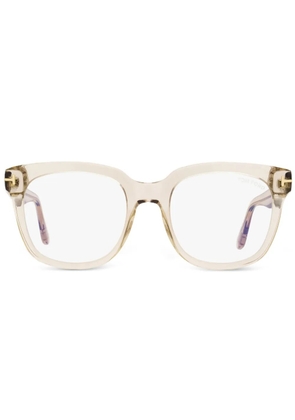 TOM FORD Eyewear Blue Block square-frame glasses - Pink