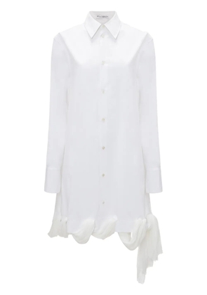 JW Anderson loop-hem shirt dress - White