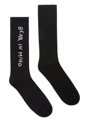Palm Angels Bear In Mind socks - Black