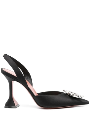 Amina Muaddi 105mm Begum Sling pumps - Black