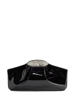 Giuseppe Zanotti GZ DUMPLING goatskin clutch bag - Black