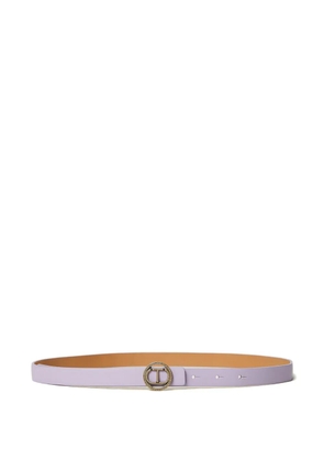 TWINSET Oval-T buckle belt - Purple