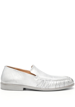 Marsèll Mocassino ruched loafers - Silver