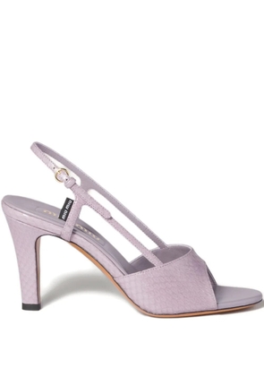 Miu Miu slingback heeled sandals - Purple