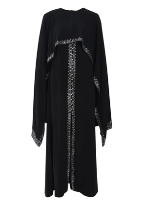 Rabanne embroidered long dress - Black