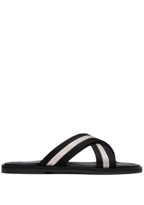 Bally Glide crossover-strap sandals - Black