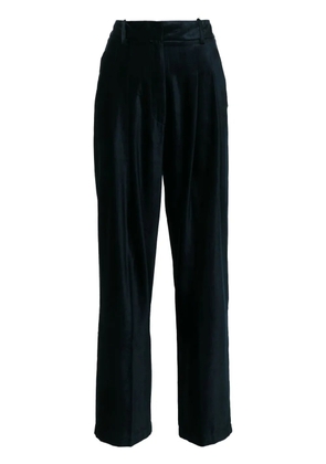 Forte Forte darted velvet trousers - Blue