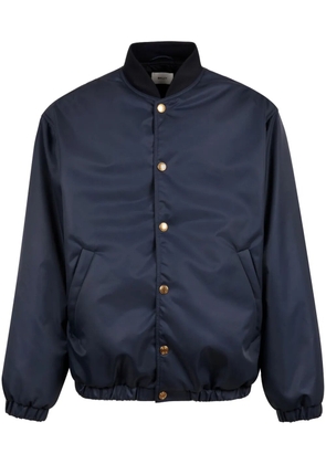 Bally band-collar bomber jacket - Blue