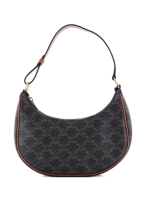 Celine Pre-Owned Ava Bag Triomphe Coated Canvas hobo bag - Brown