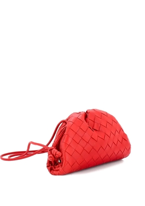 Bottega Veneta Pre-Owned The Pouch Intrecciato Nappa Mini crossbody bag - Red