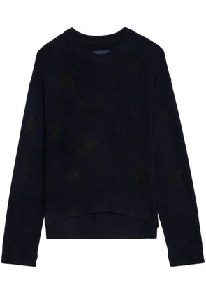 Zadig&Voltaire sequin-embellished jumper - Blue