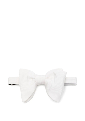 TOM FORD silk bow tie - White