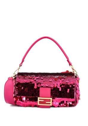 Fendi Pre-Owned Baguette NM Bag Sequins Medium shoulder bag - Pink