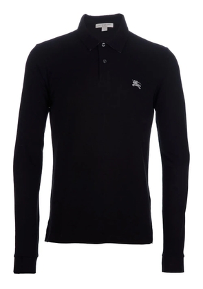 Burberry Long sleeved polo shirt - Black