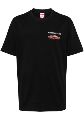 Ground Zero logo-print cotton T-shirt - Black