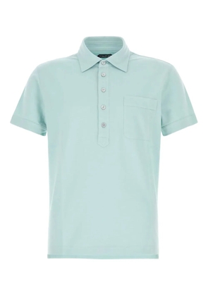 TOM FORD button-placket polo shirt - Blue