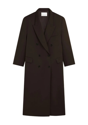 The Frankie Shop Jane double-breasted coat - Brown