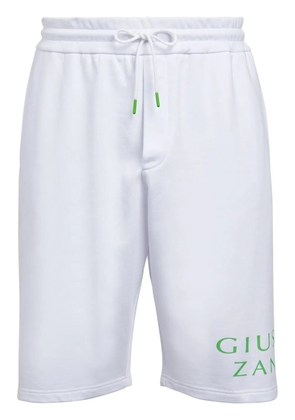 Giuseppe Zanotti LR-43 cotton track shorts - White