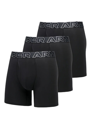 Under Armour logo-waistband boxers (pack of three) - Black