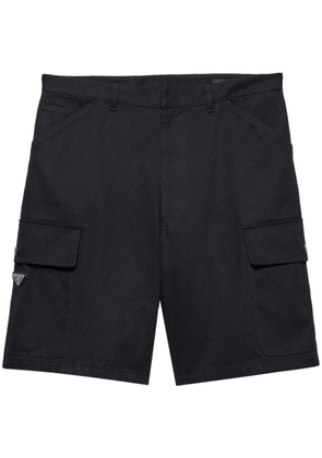 Prada cotton bermuda shorts - Black