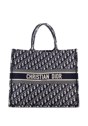Christian Dior Pre-Owned Book Oblique Canvas Large tote bag - Black