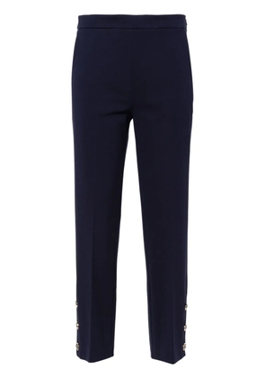 TWINSET straight-leg cropped trousers - Blue
