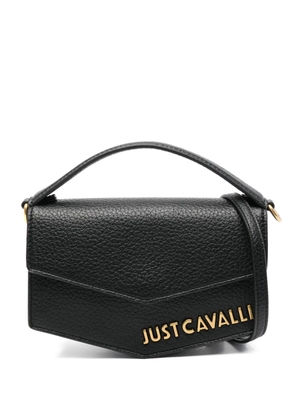Just Cavalli logo-plaque tote bag - Black