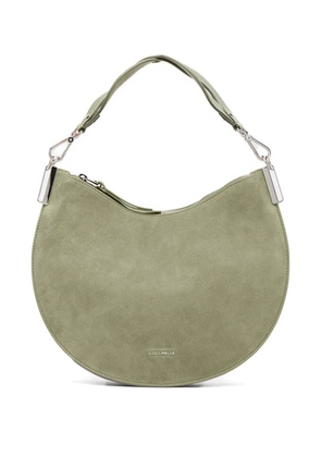 Coccinelle medium Sunup suede shoulder bag - Green