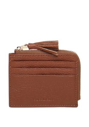 Coccinelle tassel zip wallet - Brown