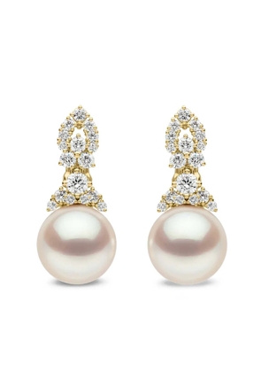 Yoko London Duchess diamond and pearl earrings - Gold