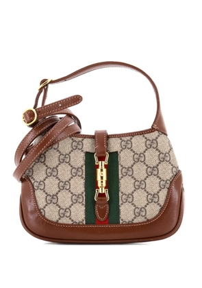 Gucci Pre-Owned Jackie 1961 GG Coated Canvas Mini hobo bag - Brown