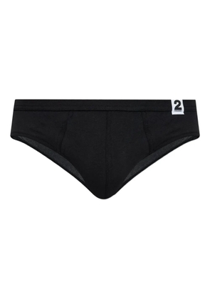 DSQUARED2 logo-label briefs - Black