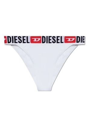 Diesel logo-waistband bikini brief - White