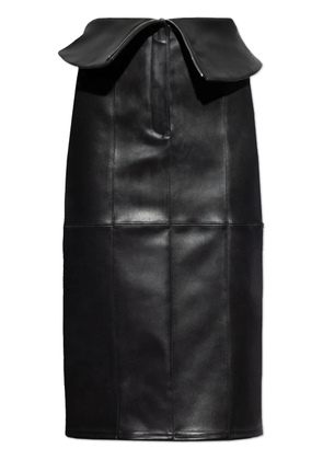 Alexander McQueen leather pencil skirt - Black