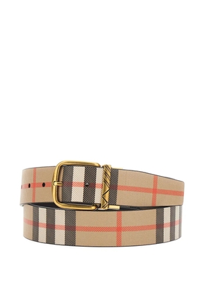 Burberry check print belt - Neutrals