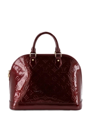 Louis Vuitton Pre-Owned Alma Handbag Monogram Vernis PM satchel - Red