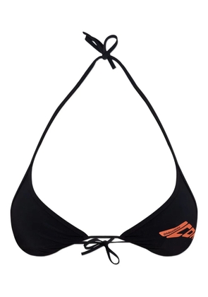 DSQUARED2 logo-detail triangle bikini bra - Black