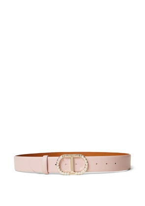 TWINSET Oval T-buckle belt - Pink
