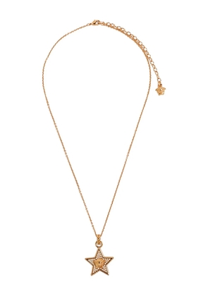 Versace Medusa-head star necklace - Gold
