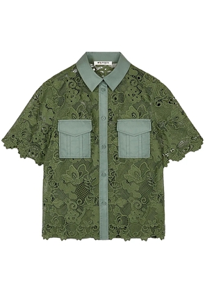 Ports 1961 Chantilly-lace shirt - Green