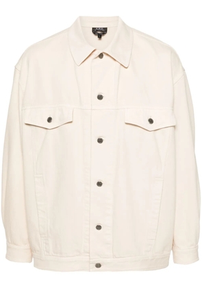 A.P.C. Elvis shirt jacket - Neutrals