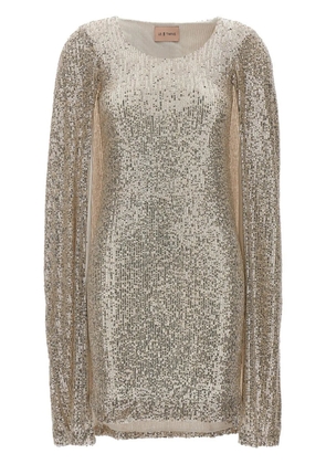 LE TWINS Villa Villa mini dress - Silver