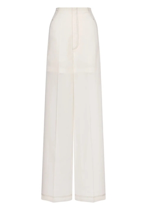 Philosophy Di Lorenzo Serafini layered palazzo pants - White