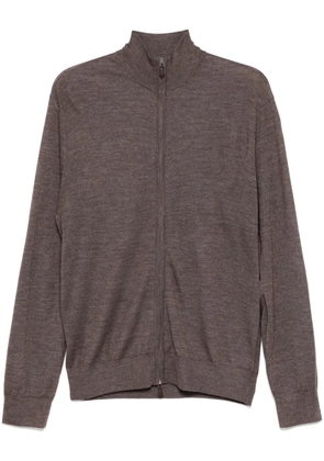 N.Peal Hyde FG Full Zip sweatshirt - Brown