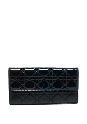 Christian Dior Pre-Owned Lady Dior chain flap wallet - Black