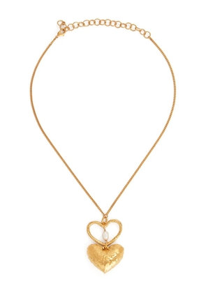 Nina Ricci Double Heart necklace - Gold