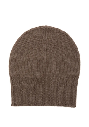 BeYou ribbed beanie - Brown
