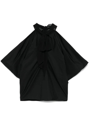 Giambattista Valli draped blouse - Black