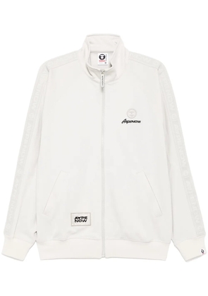 AAPE BY *A BATHING APE® AAPENOW moonface-logo track jacket - Grey