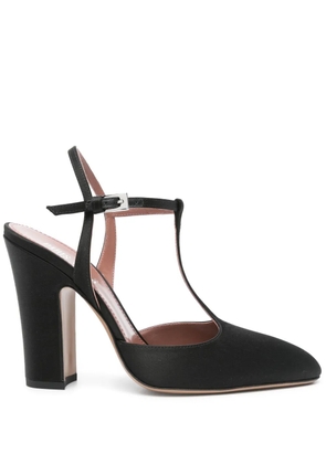 Paris Texas 110mm satin pumps - Black